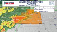 NWS issues Severe Thunderstorm Warning for Medina County