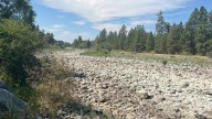 Spokane Riverkeeper photos show dried-up section of river in Spokane Valley