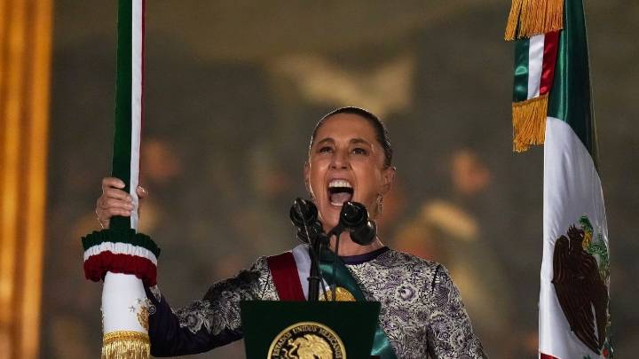 A female president leads Mexican independence celebrations for the first time
