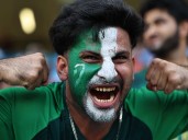 Fans set aside boycott calls to watch India