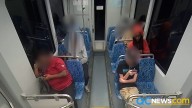 Surveillance footage shows moments leading up to deadly light rail stabbing