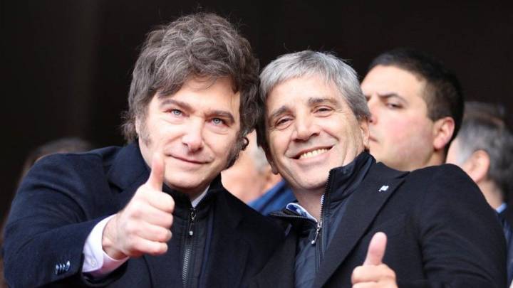 Milei felicitó a Caputo por el dato de inflación "en el contexto de muchísima volatilidad"