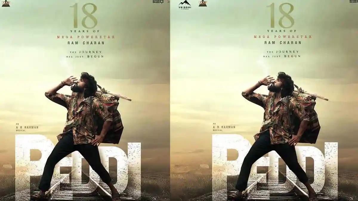 Ram Charan’s Peddi: New Poster Unveiled on 18