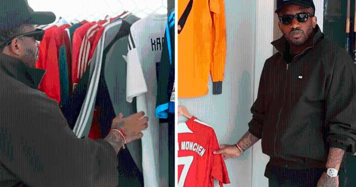 Jefferson Farfán muestra su lujosa colección de camisetas que intercambió durante su carrera futbolística: “Acá de mi esposa”