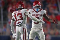 Deadspin | Arkansas CB Kani Walker exits on stretcher vs. Ole Miss