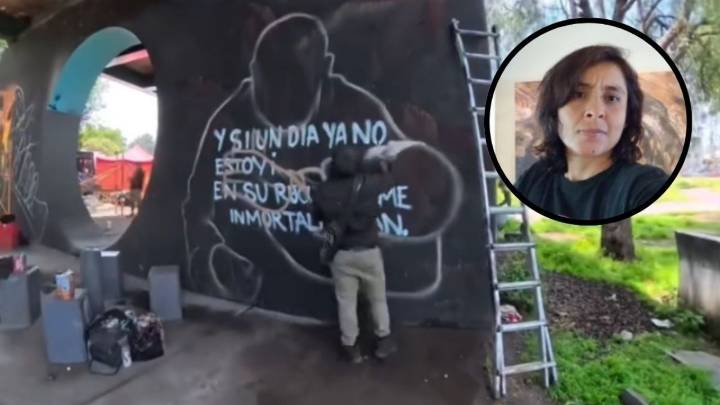 Artista que pintó mural para Alicia Mateos, la "abuelita heroína", busca a su hermana desaparecida: esto se sabe