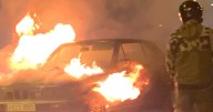 Explota un coche delante de La Seu