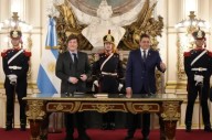 Javier Milei le tomó juramento a Lisandro Catalán como Ministro del Interior