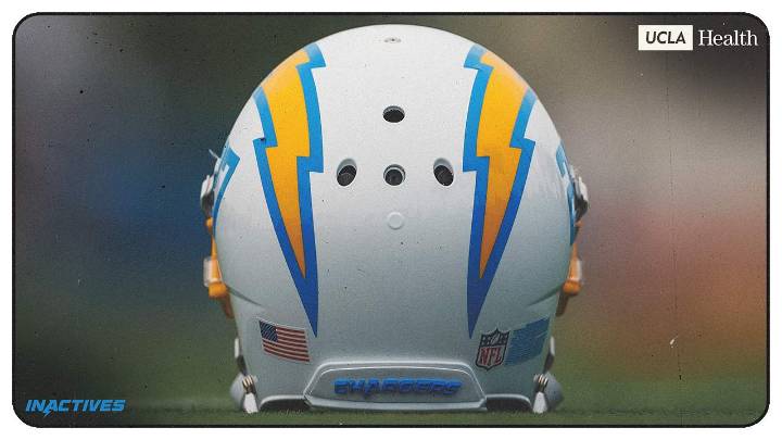 Chargers-Chiefs Inactives for Week 1: Gadsden, Reed Won't Play in Brazil