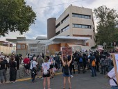 Protesters flock to Portland ICE office as Trump threatens federal troop deployment