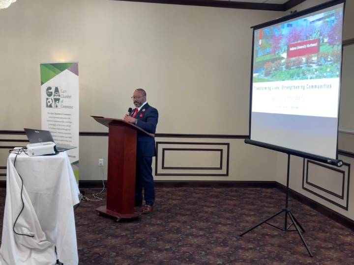 New IUN chancellor speaks at Gary Chamber of Commerce luncheon