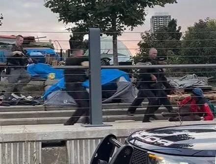 Video of arrest at Kitchener encampment raises concerns, but police say it's 'misleading and inaccurate'