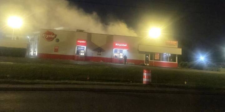 Fast food chain in Goodlettsville catches fire