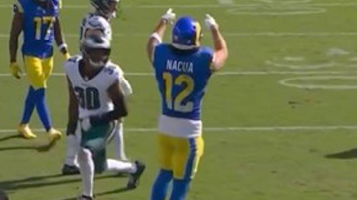 Puka Nacua punished by NFL referees in Rams-Eagles for 'taunting' gesture