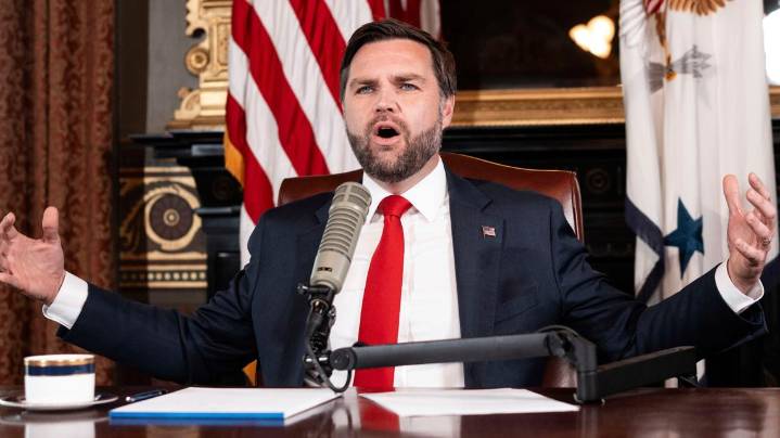 Vice President JD Vance hosts Charlie Kirk's show, paying tribute to his friend and ally