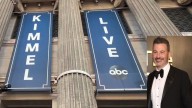 Crowd gather for return of 'Jimmy Kimmel Live!'