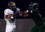 Johnson’s career night sparks Freedom football past Central Catholic for 1st win of season
