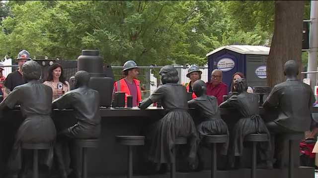 Oklahoma City unveils sculpture honoring 1950s sit