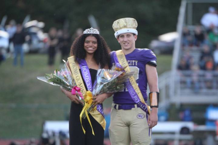 Karns City Area School District homecoming king and queen