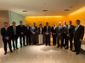 Gallardo inicia gira  de trabajo en Japón