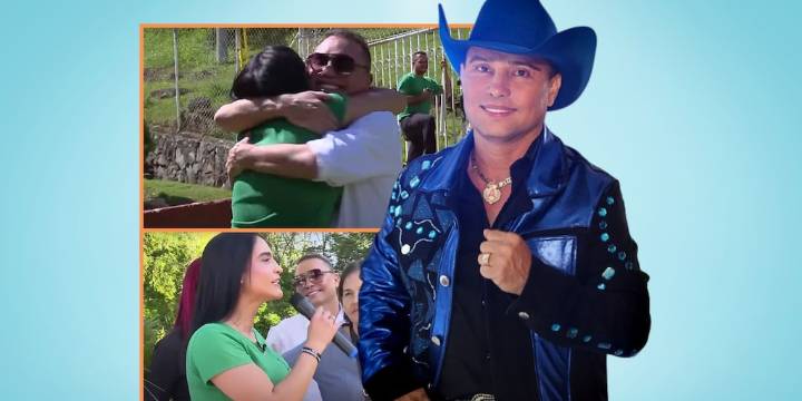 Giovanny Ayala se reencontró con la vieja amiga a la que ayudó a superar los problemas de drogadicción: “Se hizo la tarea”