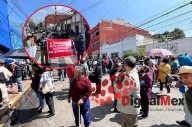 Comuneros de Huixquilucan protestan en Toluca por conflicto agrario