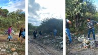Vecinos de La Purísima realizan faena de limpieza ante desatención de autoridades en Miahuatlán
