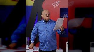 Cabello sobre supuesto ataque a lancha en aguas del Caribe: ¡EEUU esta todo enredado !