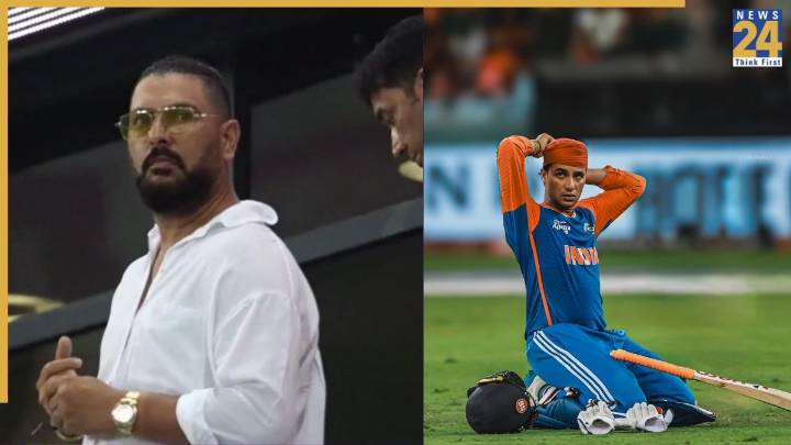 Asia Cup 2025 Final: Yuvraj Singh spotted in India vs Pakistan Clash! Reacts after Abhishek Sharma’s wicket