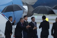 Secretario de Relaciones Exteriores recibe a Marco Rubio en AIFA 