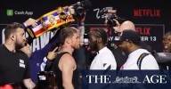 Canelo and Crawford face off ahead of super