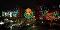 Encienden alumbrado del Zócalo por Fiestas Patrias 2025: Brugada manda mensaje de solidaridad ante tragedia en Iztapalapa