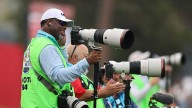 Hall of Fame baseball star Ken Griffey Jr. works as photographer at Ryder Cup