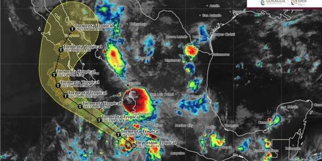 Depresión tropical Doce-E se forma frente a Jalisco y Colima, causará lluvias intensas
