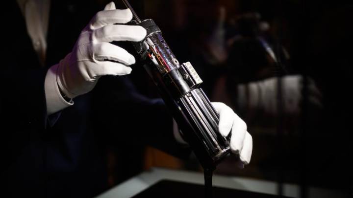 Darth Vader’s lightsaber sells at auction for record
