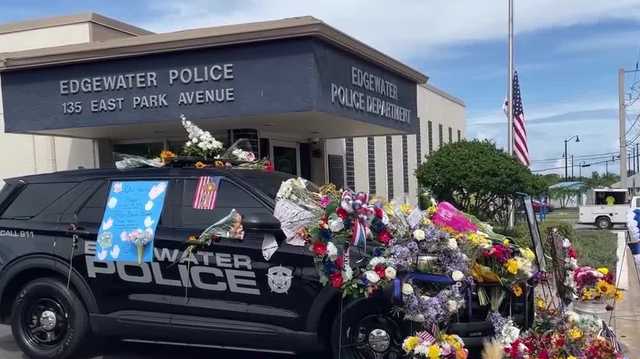 'He will be missed': Edgewater community honors Officer Jewels