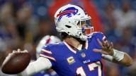 Josh Allen's third TD pass of the season draws Bills even with Dolphins