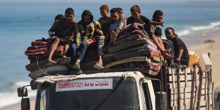El Ejército israelí afirmó que más de 250.000 palestinos abandonaron Ciudad de Gaza