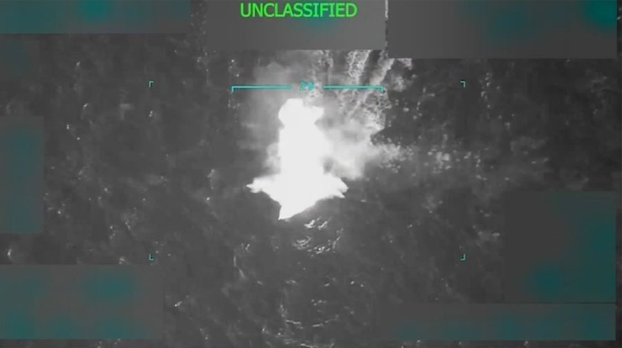 (VIDEO) Trump asegura que once miembros del Tren de Aragua fueron eliminados en ataque a barco