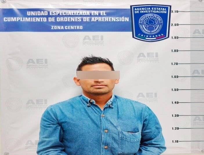 Detiene AEI a masculino por delitos de género en la colonia San Jorge