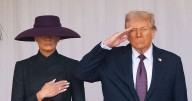 Donald Trump sparks new health fears with mysterious white patch on hand during UK state visit