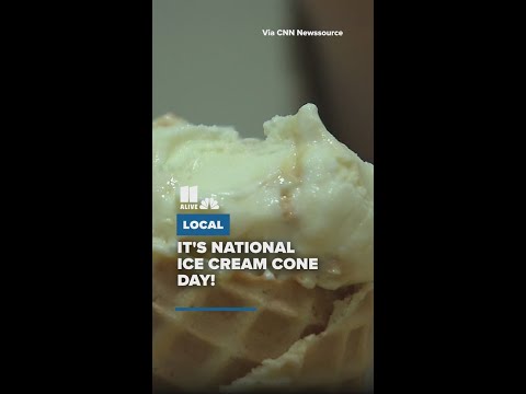 It's National Ice Cream Cone Day