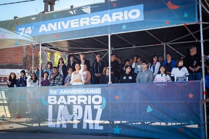 El 74° aniversario del barrio La Paz