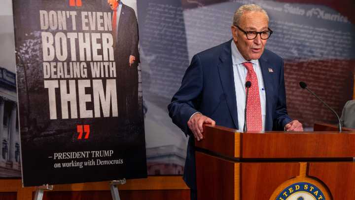 Top Congressional leaders head to White House ahead of shutdown deadline : NPR