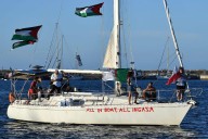 Zarpó de Túnez la flotilla solidaria con Gaza que desafiará el bloque de Israel