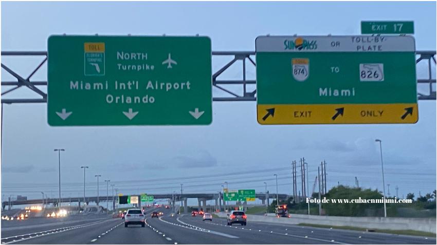 Patrullero del Sheriff de Miami-Dade choca en la Turnpike y provoca caos vehicular por varias horas