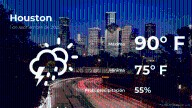 Houston: el tiempo para hoy lunes 1 de septiembre