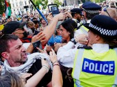 Police make mass arrests at Palestine Action rally outside UK Parliament