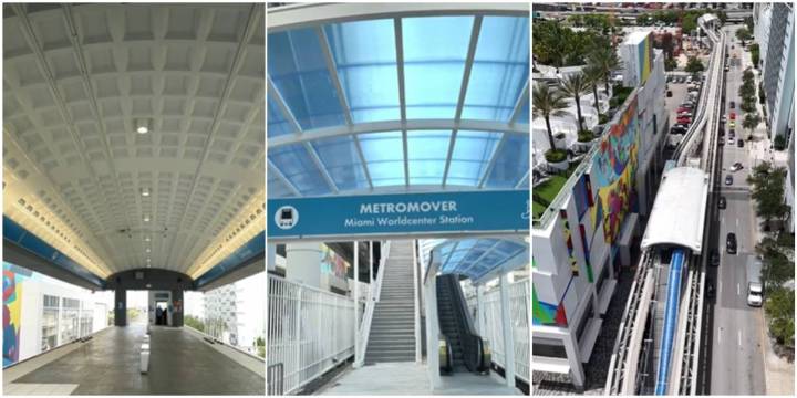 Renovada pero incompleta: polémica en la comunidad por la reapertura de la estación del Miami Worldcenter