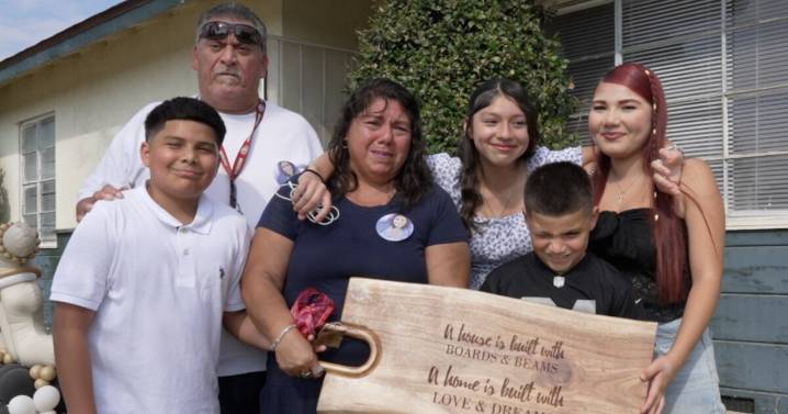 Family receives new home after mother killed in domestic violence incident
